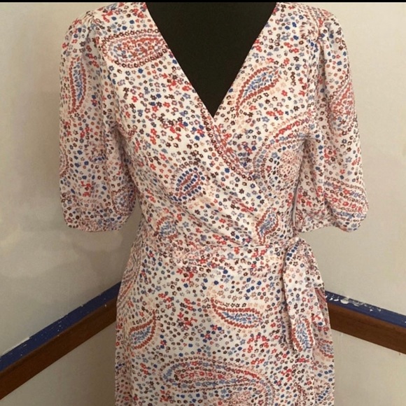 NWT Sage Collective Wrap Dress - Picture 2 of 5